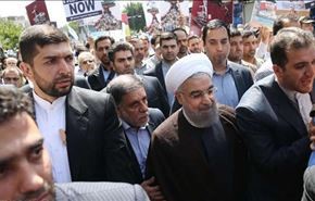 الرئيس روحاني: الشعب الفلسطيني ليس وحيدا