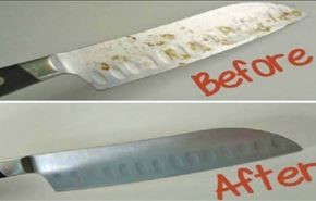 حيلة ناجحة لتنظيف الصدأ عن السكاكين!