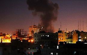 الطيران الحربي الصهيوني يشن سلسلة غارات على اهداف بغزة