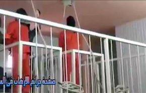 شاهد بالفيديو الصور الاولى لتنفيذ بغداد حكم اعدام 5 ارهابيين