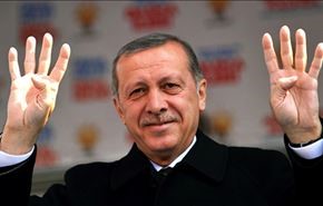 اردوغان دربارۀ نماد چهار انگشت توضیح داد +ویدیو