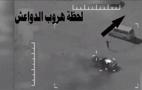 لحظۀ فرار سران داعش در صحرا +ویدیو