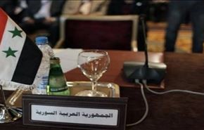 بطری آب، نمایندۀ سوریه در اجلاس اعراب!