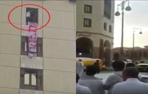 شاهد..مصير رجل حاول الإنتحار في احد الفنادق بالسعودية!