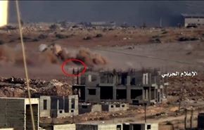 انهدام تانک تروریستها در حلب +ویدیو