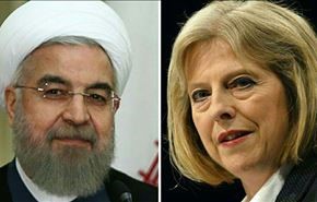 تفاصيل الحوار الهاتفي بين روحاني ورئيسة وزراء بريطانيا