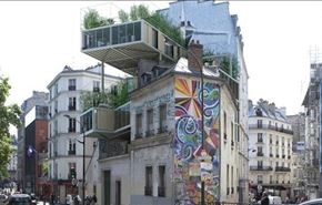 خانه‌های عجیب در خیابان‌های پاریس +عکس