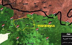 بالخريطة؛ جميع جبهات حماه تحت نيران مدفعية الجيش السوري