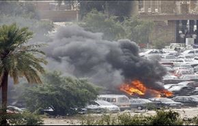 مشاهد اولية للتفجير المزدوج قرب مول النخيل شرق بغداد