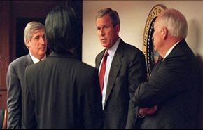 ویدیو: تصاویر دیده نشده از بوش پس از حملات 11 سپتامبر