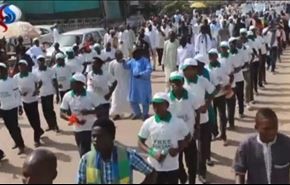 ویدیو؛ تظاهرات مردم نیجریه برای آزادی شیخ زکزاکی