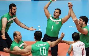 فريق الكرة الطائرة الإيراني للمعاقين يحرز بطولة بارالمبياد