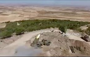 موشک‌باران تروریستها در حماه +ویدیو