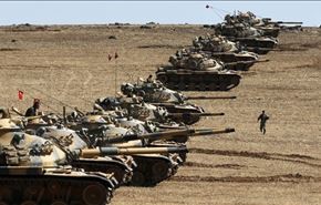 ترکیه با تانک های زرهی به پشتیبانی 