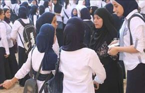 استقرار پلیس مخفی، جلوی مدارس دخترانۀ مصر