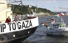 سفينة جديدة تقترب من شواطىء غزة في محاولة لكسر الحصار