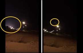 بالفيديو.. لحظة إصابة بالستي يمني لقاعدة فهد الجوية في الطائف