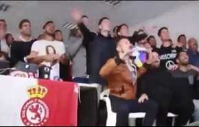 بالفيديو .. فرحة هستيرية لخصم ريال مدريد!