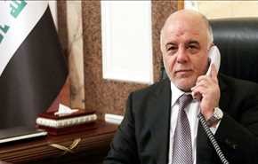 العبادي يبحث هاتفيا مع السيسي سير عمليات تحرير الموصل