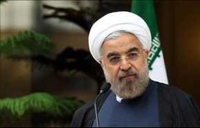 روحاني: انتصار الاتفاق النووي تحقق بحکمة قائد الثورة