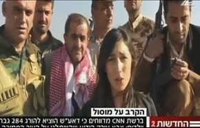 خبرنگار تلویزیون «اسرائیل» در موصل چه می‌کند؟ (ویدیو)
