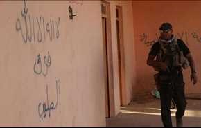 نوشته های داعش روی دیوار یک کلیسا +ویدیو