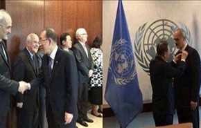 بالصور.. الأمم المتحدة تكرم بشار الجعفري