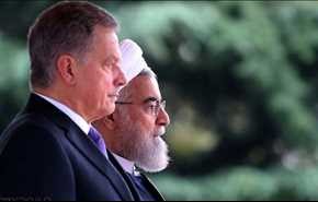 روحاني: زيارة الرئيس الفنلندي منطلق لتعزيز العلاقات الثنائية