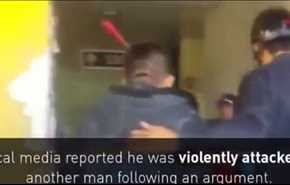 بالفيديو/ حادثة حيرت الأطباء .. سائق يصل للمستشفى بسكين مغروس في رأسه!