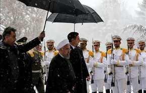 استقبال رسمی روحانی از رییس جمهوری اسلوونی