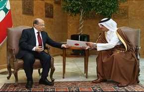 وزير خارجية قطر زار الرئيس عون مهنئا وسلمه دعوة لزيارة الدوحة