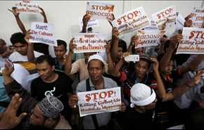 مظاهرات في آسيا احتجاجا على اضطهاد المسلمين في ميانمار