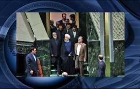 روحانی به مجلس رفت