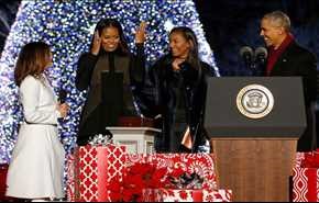 میشل اوباما کاخ سفید را برای آخرین‌بار تزیین کرد +عکس