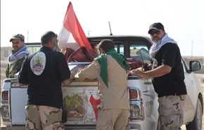 الدعم اللوجستي لقوات الحشد الشعبي العراقية و إيصال المواد الغذائية الى قاطع القيارة وحدود تلعفر