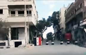 فيديو؛ اللقطات الاولى من تدمر بعد انسحاب الجيش وإجلاء المدنيين