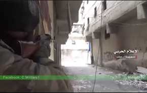 ‫شاهد لحظة دخول الجيش السوري داخل حي الفردوس في حلب‎