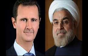 الرئيس السوري يشكر ايران قيادة وشعبا