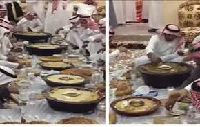 بالفيديو .. “وليمة زواج” في السعودية تثير جدلا واسعا على مواقع التواصل!