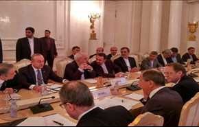بدء الاجتماع الثلاثي لوزراء خارجية ايران وروسيا وتركيا في موسكو