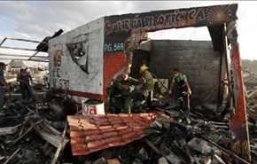 تصاویر؛ افزایش تلفات انفجار در بازار مکزیکوسیتی