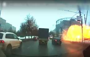 بالفيديو .. لحظة وقوع انفجار بمحطة مترو الأنفاق في موسكو