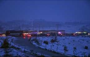 شاهد بالفيديو.. خروج اخر باص للارهابيين من حلب