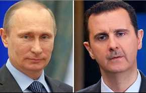 اسد به پوتین تسلیت گفت