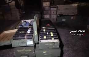 شاهد بالفيديو.. مزيدا من مخازن الأسلحة يكشفها الجيش في حلب..