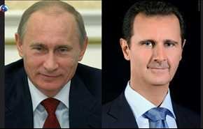 ماذا قال الأسد حول العملية السياسية بسوريا في مكالمة هاتفية مع بوتين؟