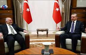 العبادي وإردوغان يؤكدان على تعزيز الحوار المباشر بين العراق وتركيا