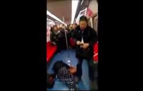 بالفيديو ..انتحار جماعي لمجموعة ركاب داخل مترو الأنفاق