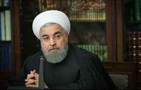 الرئيس روحاني يؤكد على الحل السلمي لازمات المنطقة