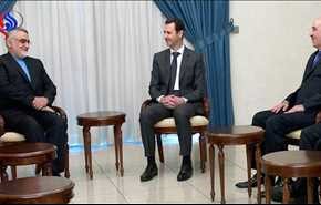 الرئيس الاسد يلتقي بروجردي في دمشق
